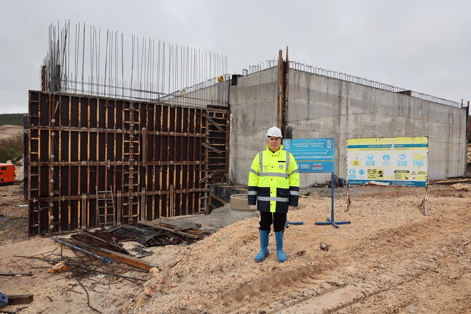 Bursa Nil&uuml;fer'de Ak&ccedil;alar&rsquo;a yeni su deposu