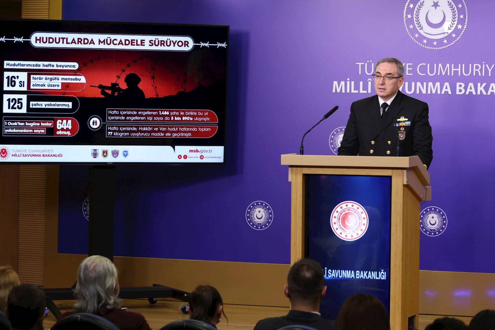 MSB'de son 1 hafta: 5 ter&ouml;rist teslim oldu, hudutlarda 125 kişi yakalandı