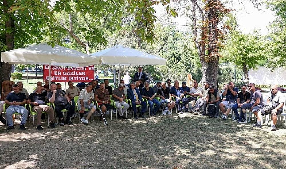 &Ccedil;ankaya'dan G&uuml;venpark'taki Gazi ve Şehit Ailelerine Destek Ziyareti