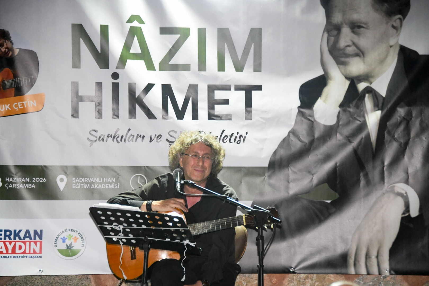 Nazım Hikmet Bursa Osmangazi&rsquo;de şiir ve şarkılarla anıldı