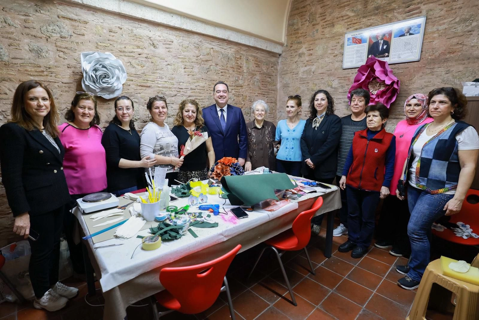 Başkan Dutlulu'dan MASMEK at&ouml;lyelerine ziyaret