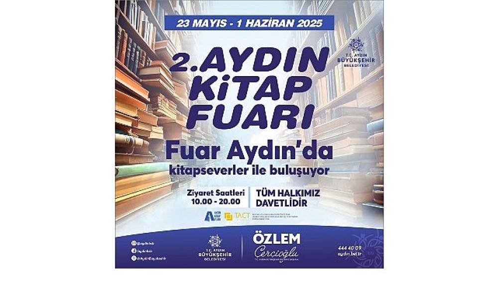2. Aydın Kitap Fuarı, Fuar Aydın'da Başlıyor 
