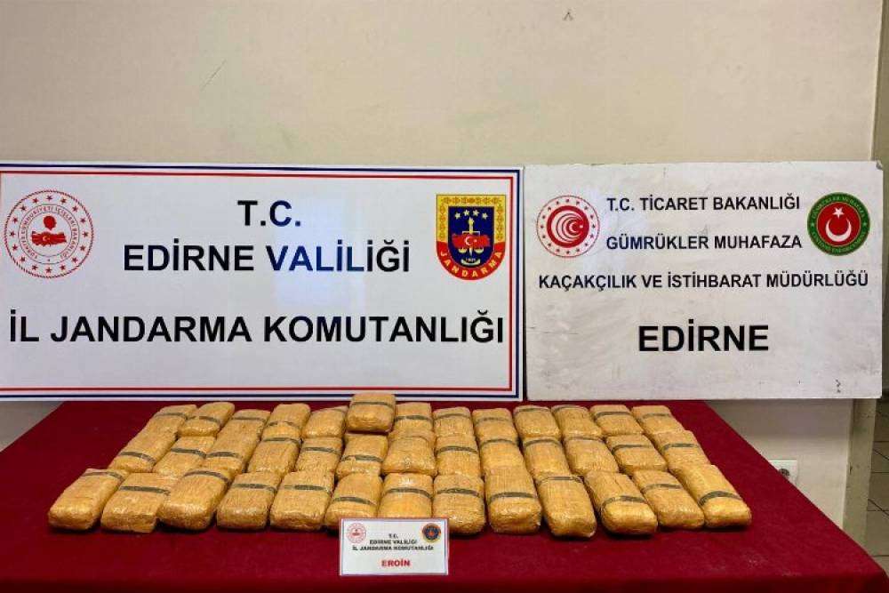 Kapıkule'de 18 kilo eroin ele geçirildi