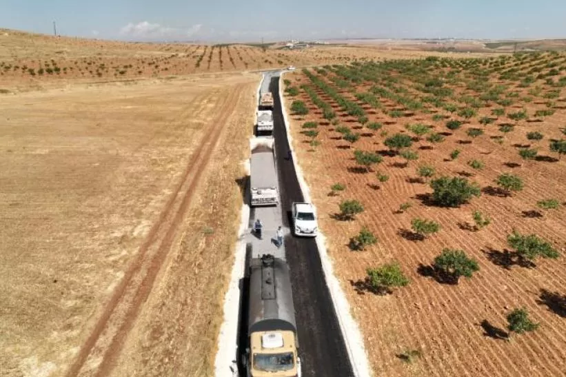 Karak&ouml;pr&uuml; kırsalında yol konforu artıyor