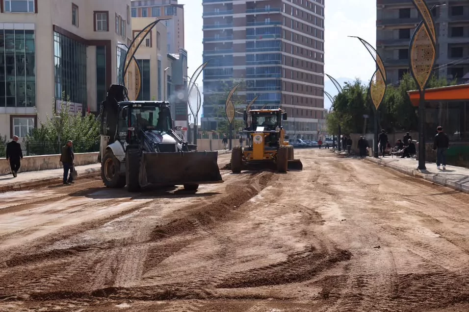 Muş&rsquo;ta SSK Caddesi&rsquo;nde sona doğru