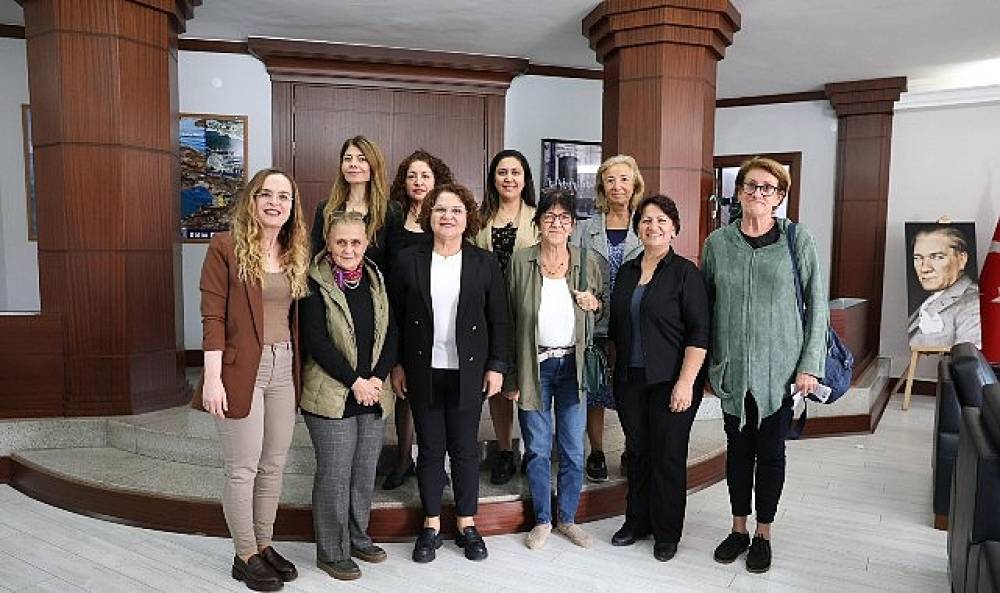 Didim Kadın Platformu'ndan Başkan Hatice Gençay'a Ziyaret