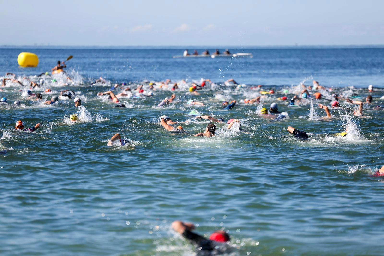 İstanbul Florya Sahili&rsquo;nde Triatlon heyecanı