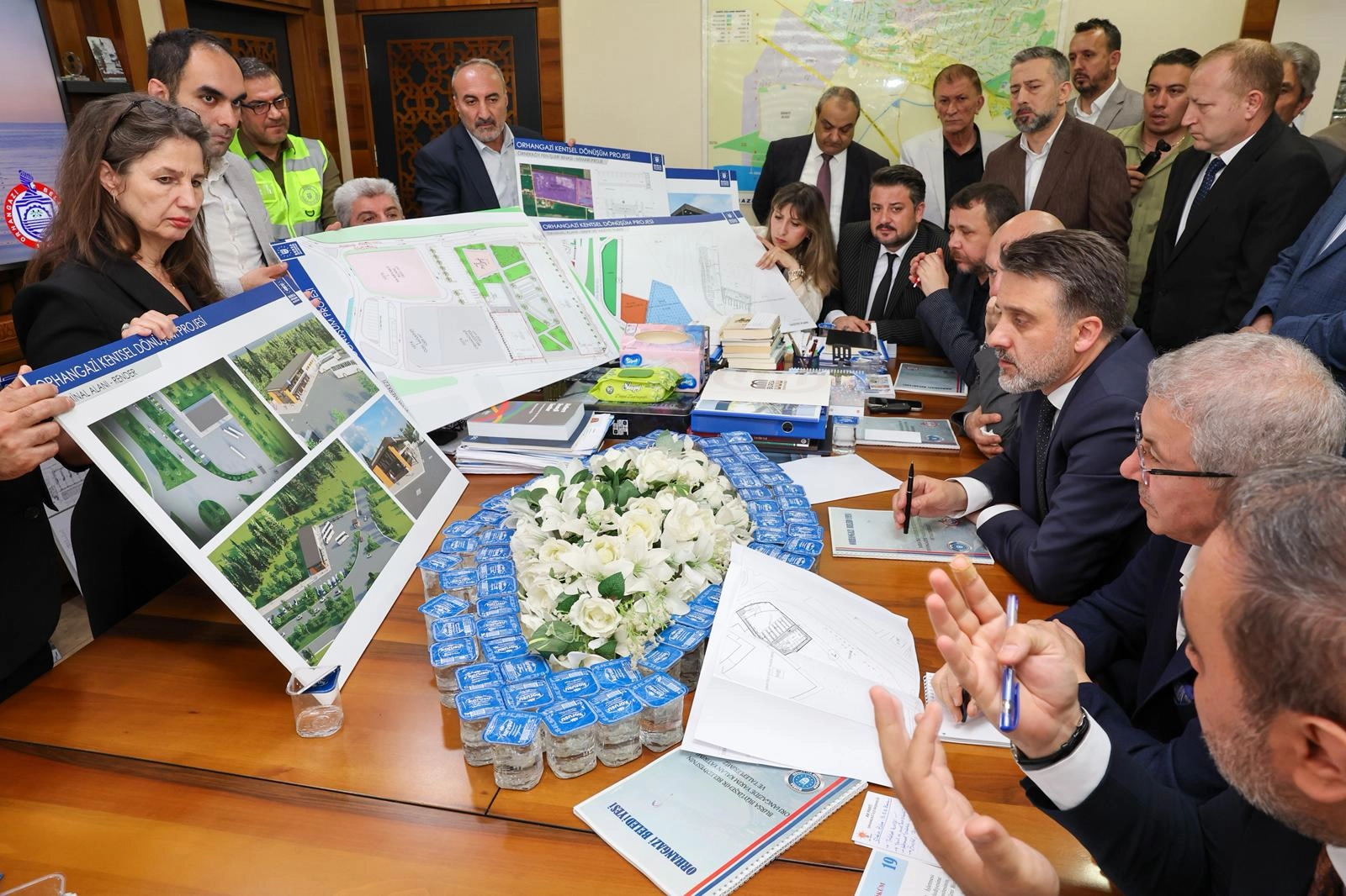 Bursa B&uuml;y&uuml;kşehir Belediye Başkan Vekili Biba Orhangazi'de
