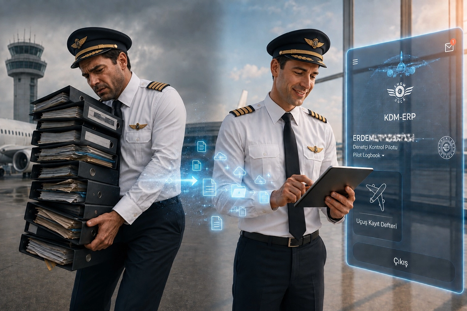 Pilotların u&ccedil;uş kayıtlarında dijital d&ouml;nem başlıyor