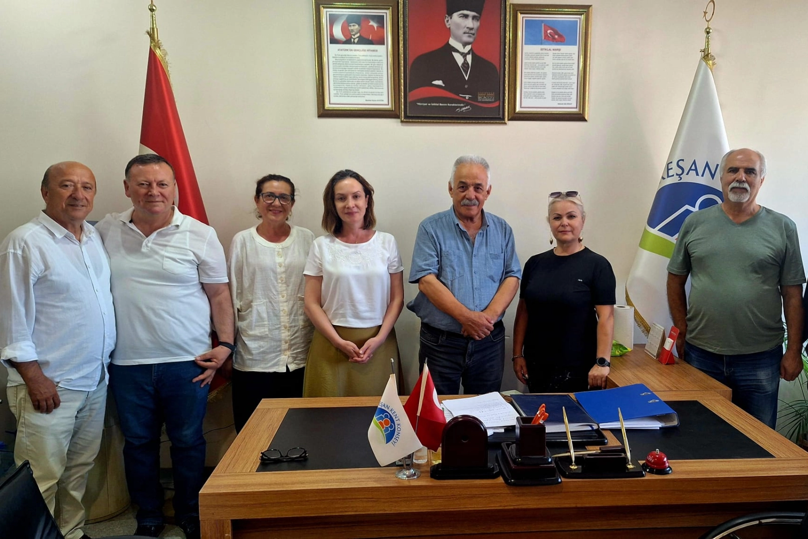 Keşan Kent Konseyi'nde yeni d&ouml;nemde ilk y&uuml;r&uuml;tme ger&ccedil;ekleşti
