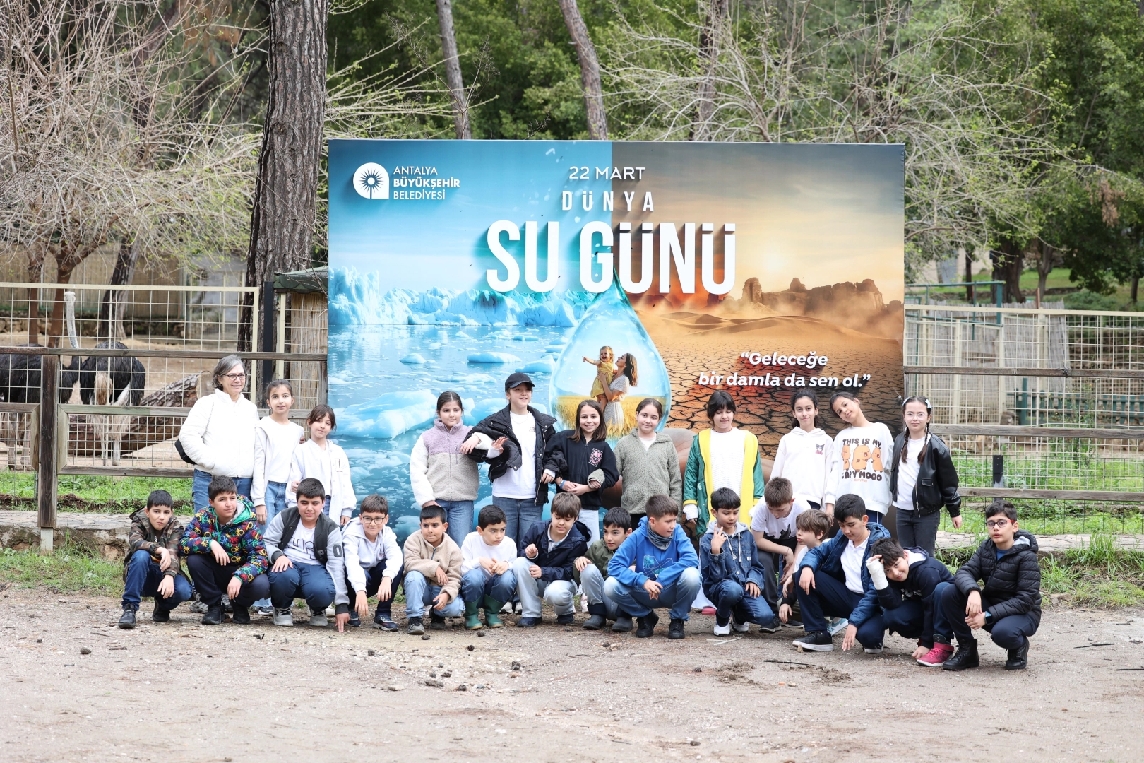 Antalya'da D&uuml;nya Su G&uuml;n&uuml;&rsquo;nde &ccedil;ocuklara eğlenceli eğitim