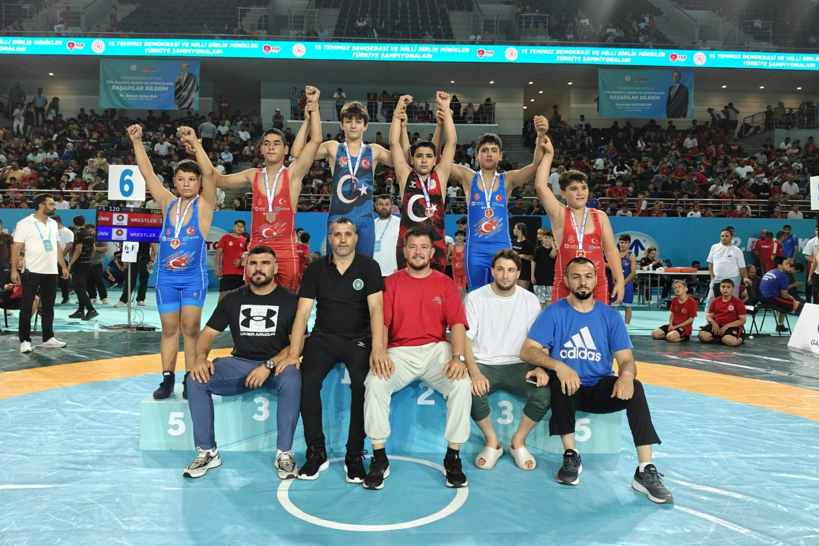 Minikler g&uuml;reş T&uuml;rkiye Şampiyonası&rsquo;na Bursa B&uuml;y&uuml;kşehir damgası