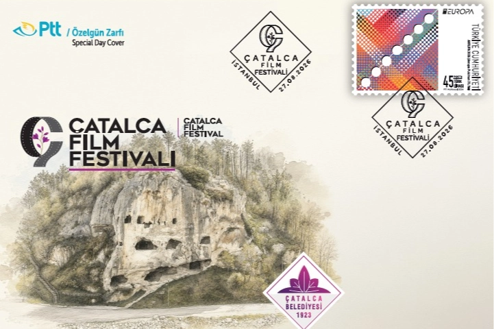 PTT&rsquo;den "&Ccedil;atalca Film Festivali" konulu &ouml;zelg&uuml;n zarfı