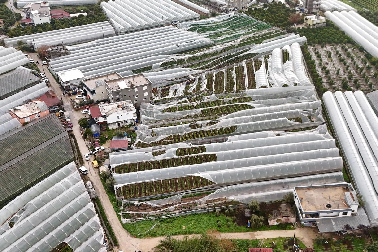 Antalya B&uuml;y&uuml;kşehir Belediyesi afetin izlerini silmek i&ccedil;in sahada