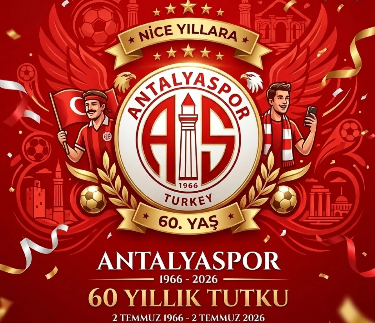 Akdeniz'in Kırmızı-Beyaz Efsanesi 60 Yaşında! "60 Yıllık Tutku: Antalyaspor"