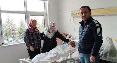 Başkan Güneç'ten tedavi gören depremzedelere ziyaret