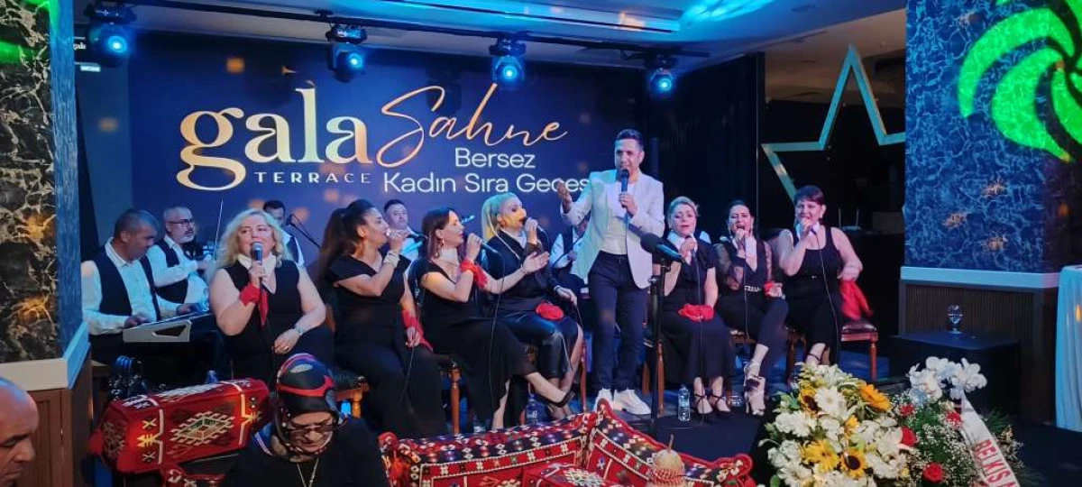 Bersez kadın sıra gecesinden muhteşem gece 