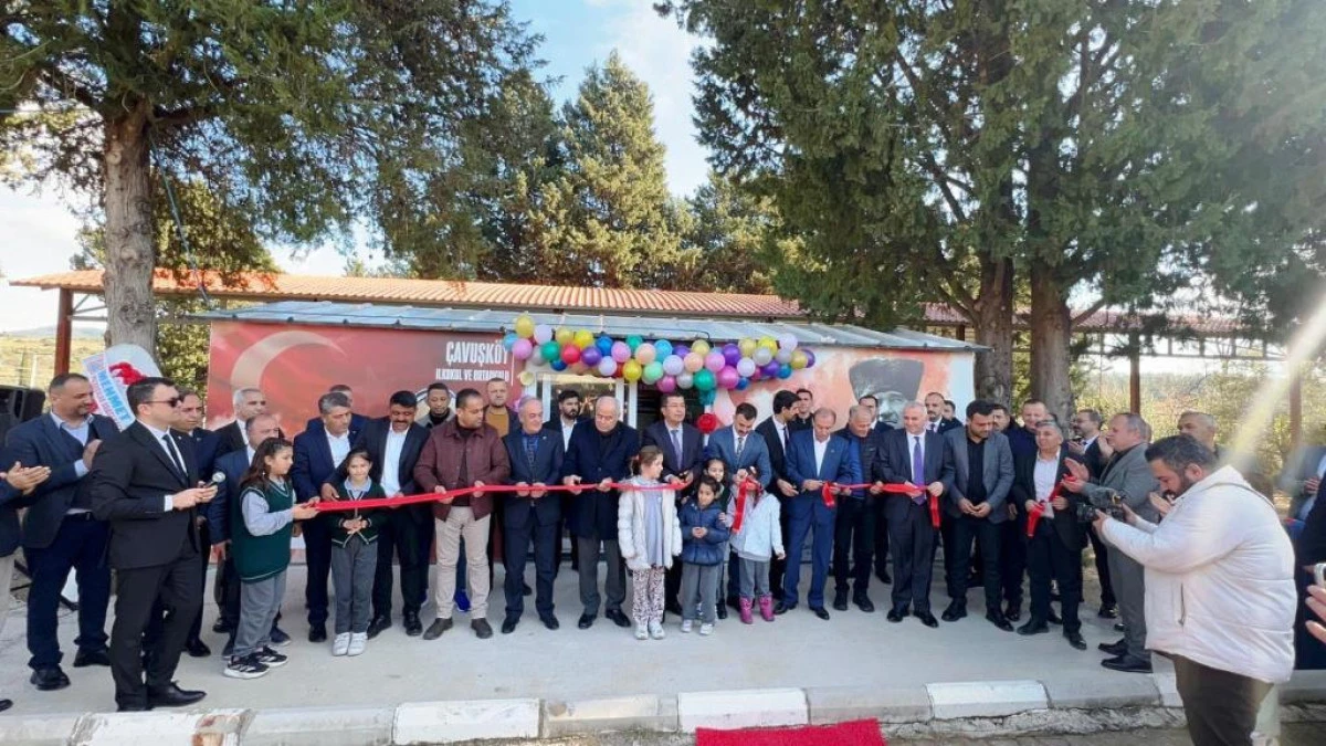 &Ccedil;avuşk&ouml;y İlkokulu ve Ortaokulu&rsquo;nda Mehmet Acar Adına K&uuml;t&uuml;phane A&ccedil;ıldı