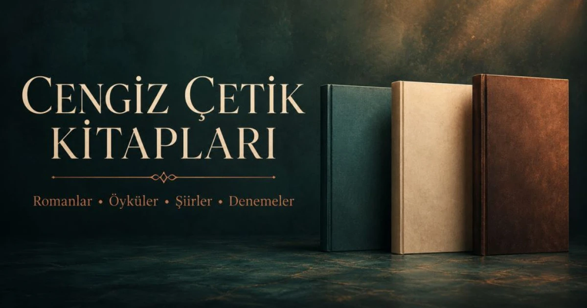 Cengiz &Ccedil;etik&rsquo;in Kitapları Artık Tek Bir Dijital Adreste