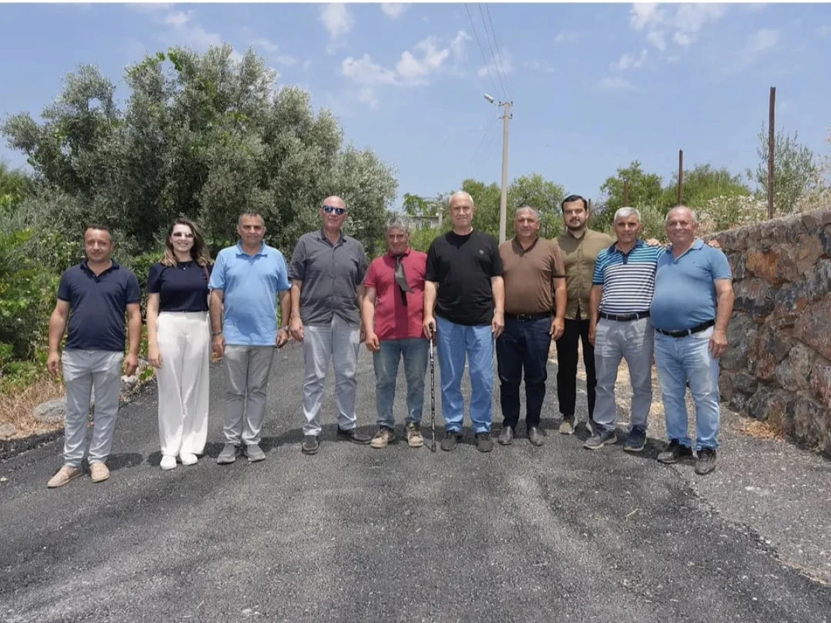 CHP Alanya İl&ccedil;e Başkanı Kandemir, Orhan ve Akdam Mahallelerindeki Yol &Ccedil;alışmalarını İnceledi