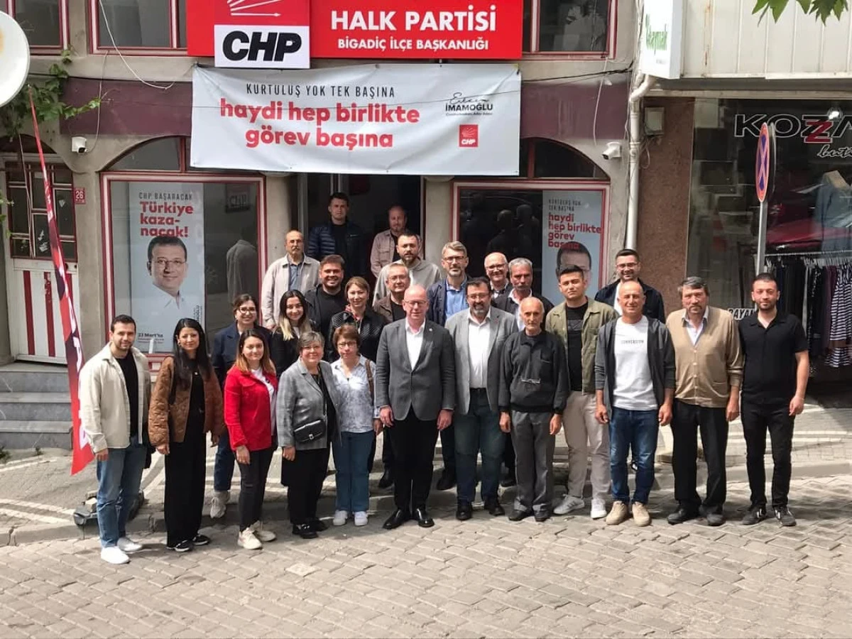 CHP Balıkesir Milletvekili Serkan Sarı'dan Bigadiç İlçe Başkanlığı’na Ziyaret