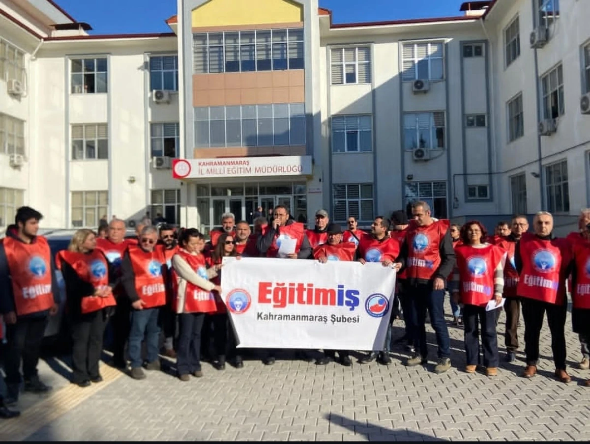 CHP Kahramanmaraş İl Başkanı &Uuml;nal Ateş: Eğitim Emek&ccedil;ilerinin Yanında Dimdik Duruyoruz.