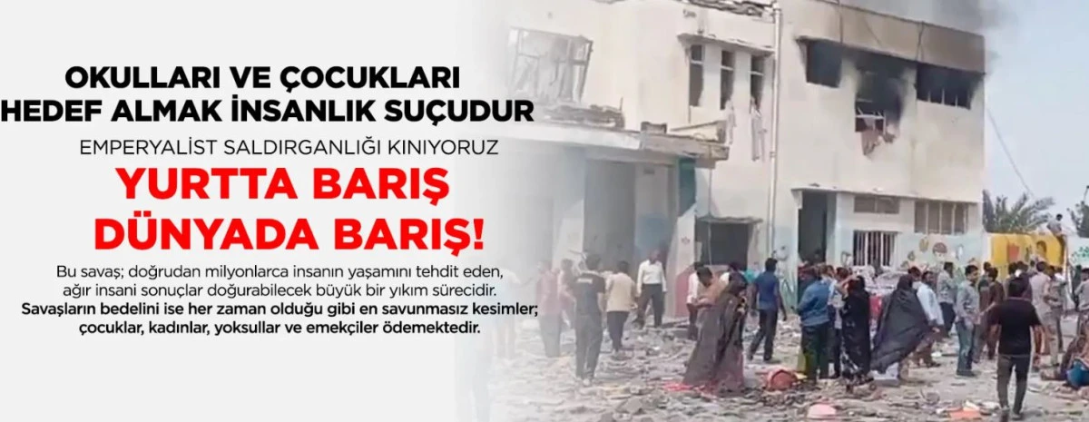 Eğitim-İş&rsquo;ten Ortadoğu&rsquo;daki &Ccedil;atışmalara Tepki: &ldquo;Okullar Hedef Olamaz&rdquo;