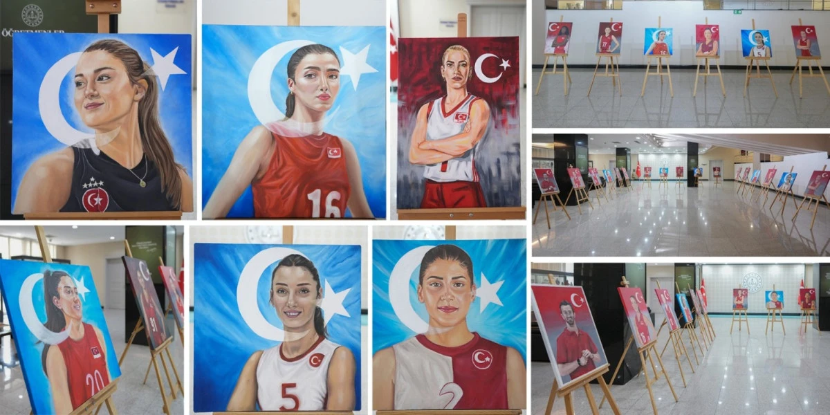 G&Uuml;ZEL SANATLAR LİSELERİNDEN FİLENİN SULTANLARI'NA ANLAMLI SERGİ-VİDEOLU HABER