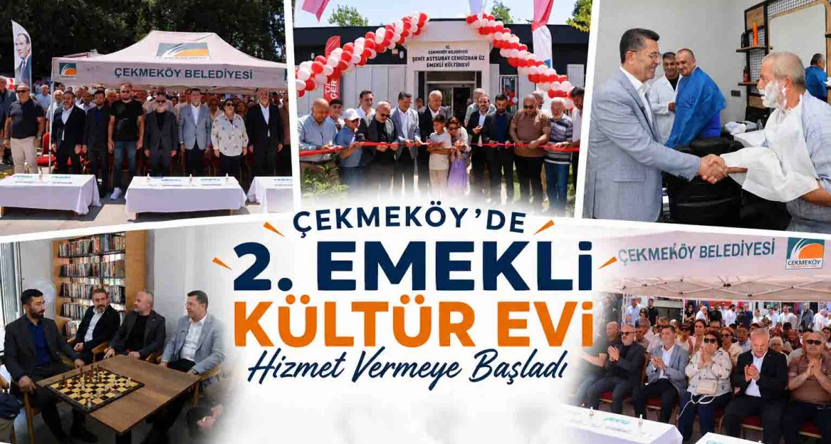 İstanbul &Ccedil;ekmek&ouml;y&rsquo;de 2. Emekli K&uuml;lt&uuml;revi Hizmet Vermeye Başladı