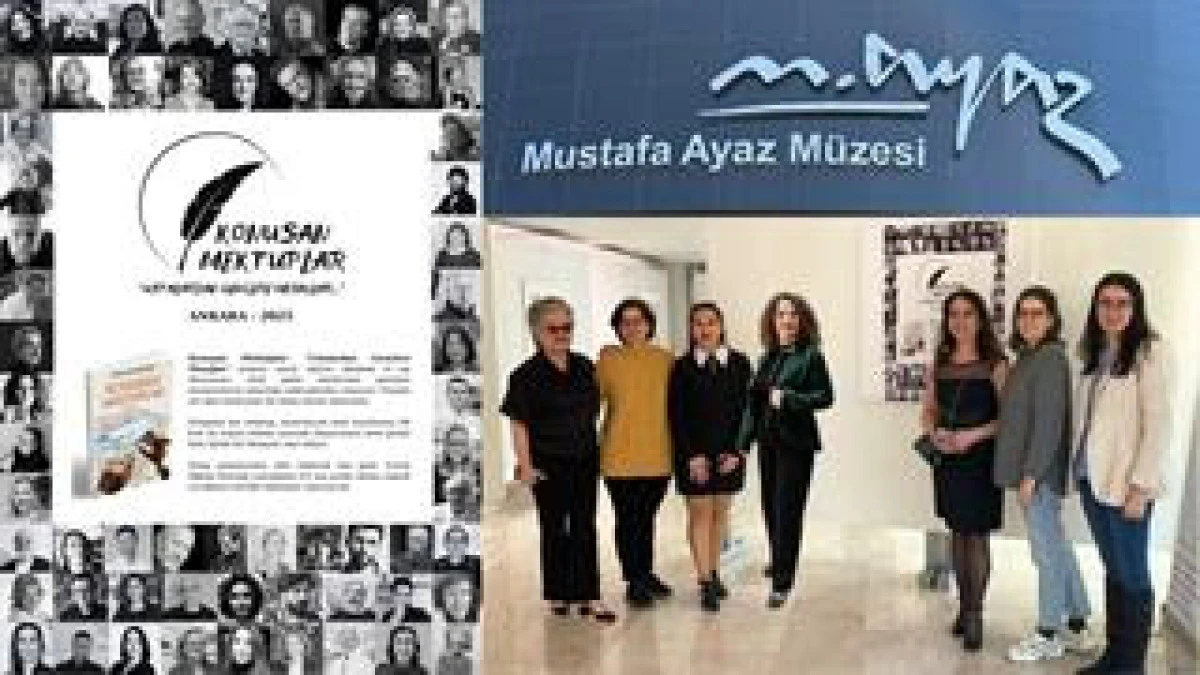 Konuşan Mektuplar: Ustalardan Gençlere Mesajlar” Sergisi ve Kitabı, Ankara Mustafa Ayaz Müzesi’nde İzleyicilerle Buluştu.