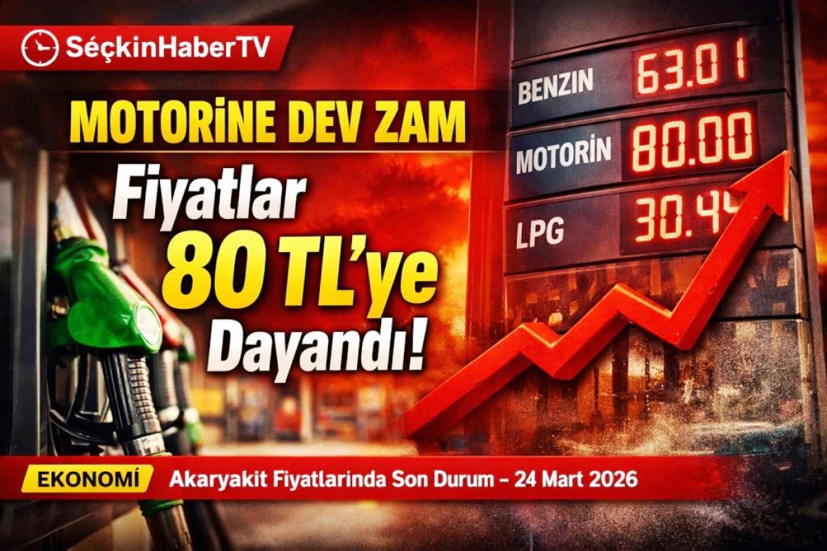 Motorine Dev Zam: Fiyatlar 80 TL&rsquo;ye Dayandı, Akaryakıt Yeniden G&uuml;ndemde