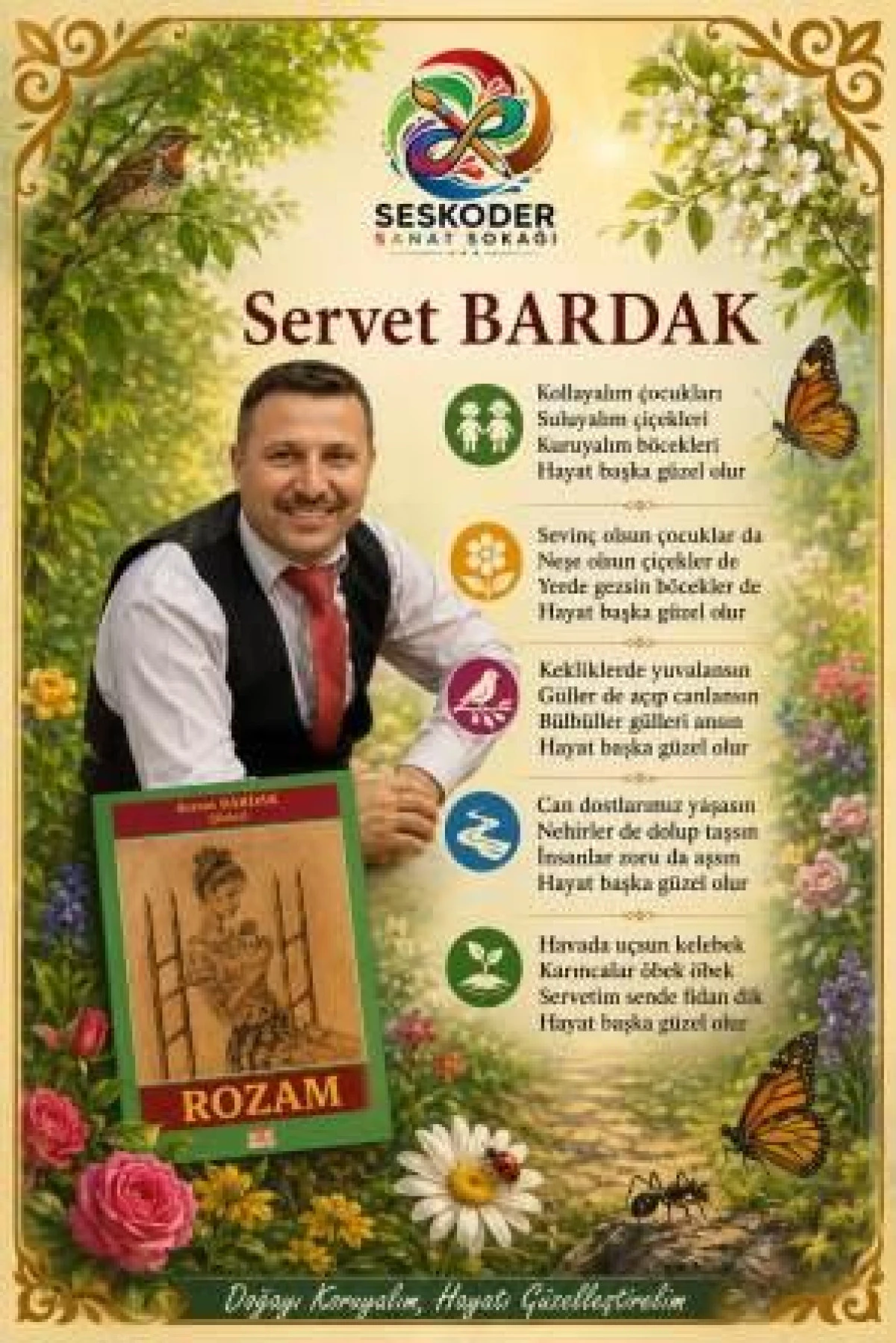 Şair-Yazar Servet Bardak: &ldquo;Şiirsiz Bir Hayat D&uuml;ş&uuml;n&uuml;lemez&rdquo;