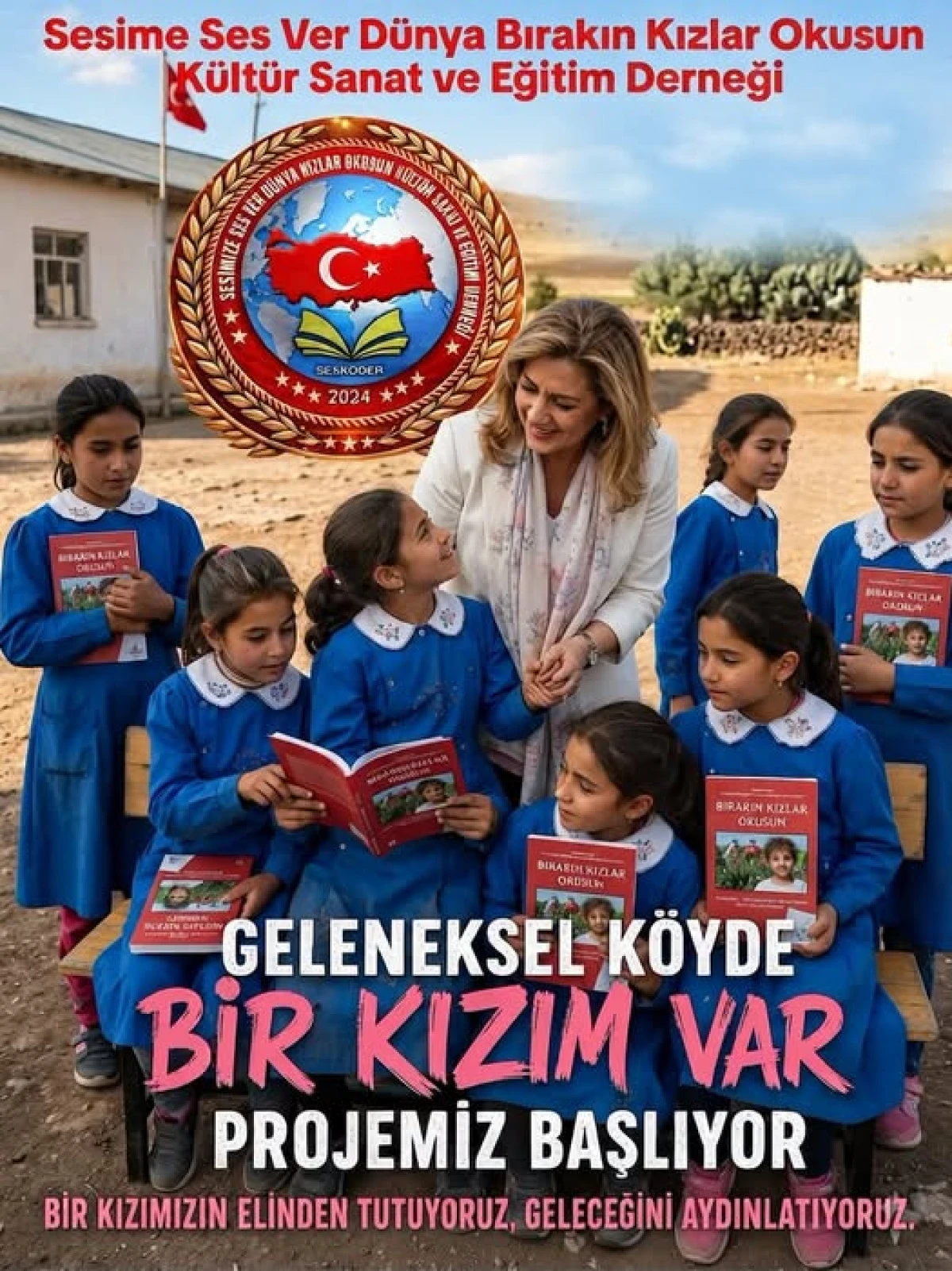 SESKODER'den Eğitime Bir Meşale Daha: "K&ouml;yde Bir Kızım Var" Projesi Başlıyor!