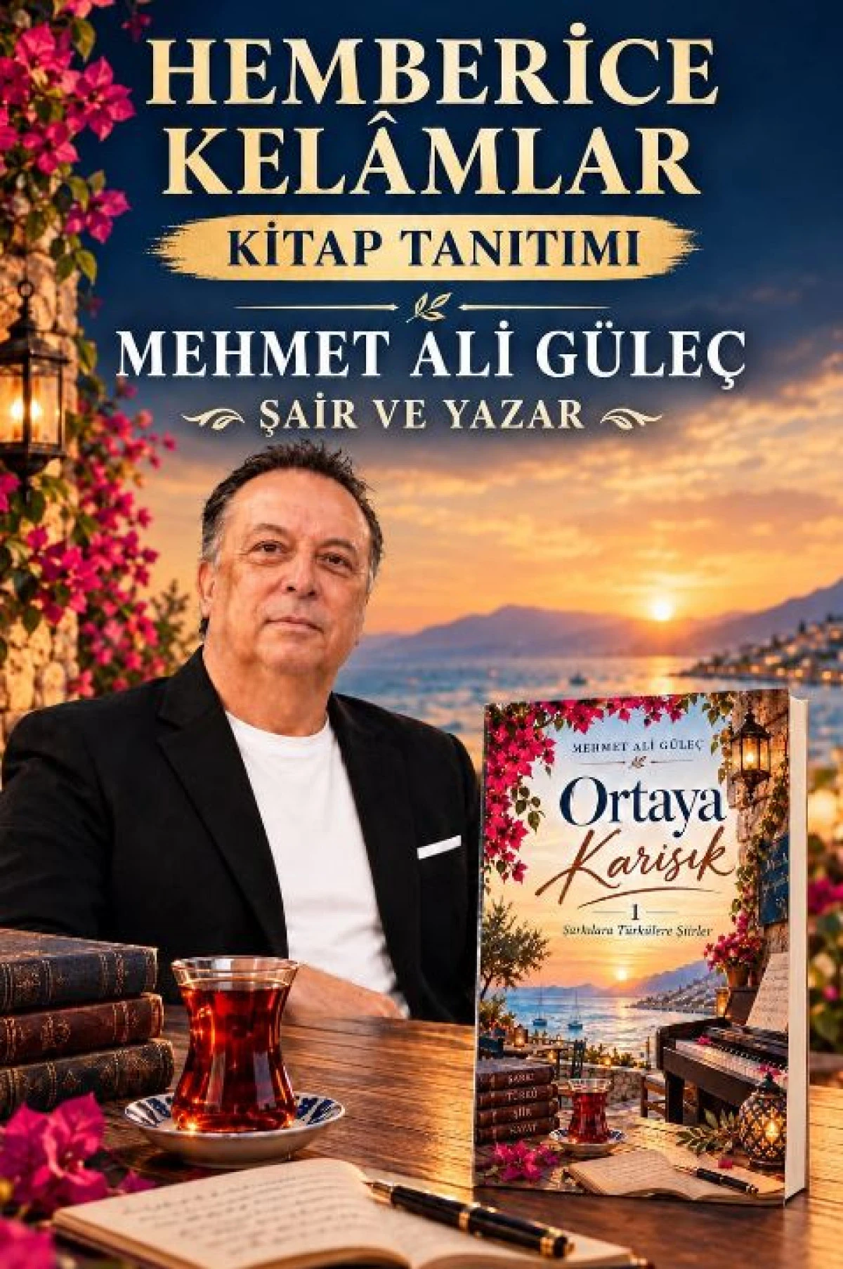 ŞİİRİN G&Ouml;N&Uuml;L KAPISI DENİZLİ KİTAP FUARI&rsquo;NDA A&Ccedil;ILIYOR: MEHMET ALİ G&Uuml;LE&Ccedil; İLK KİTABIYLA OKURLARININ KARŞISINDA!