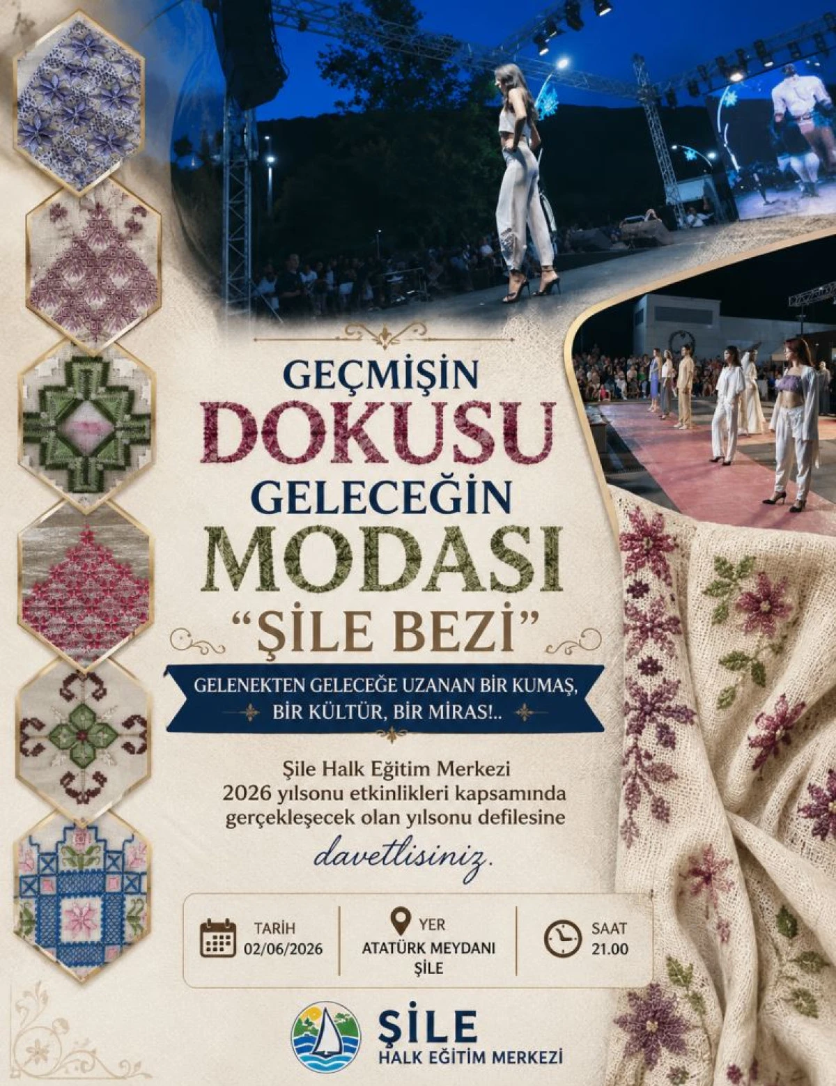 Şile Bezi Ge&ccedil;mişten Geleceğe Taşınıyor: Muhteşem Yıl Sonu Defilesi İ&ccedil;in Geri Sayım Başladı!