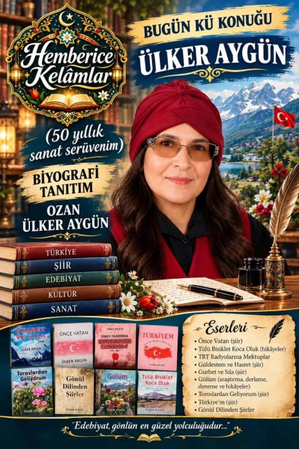 TOROSLARIN SESİNİ ŞİİRE TAŞIYAN OZAN: &Uuml;LKER AYG&Uuml;N VE 50 YILLIK SANAT SER&Uuml;VENİ