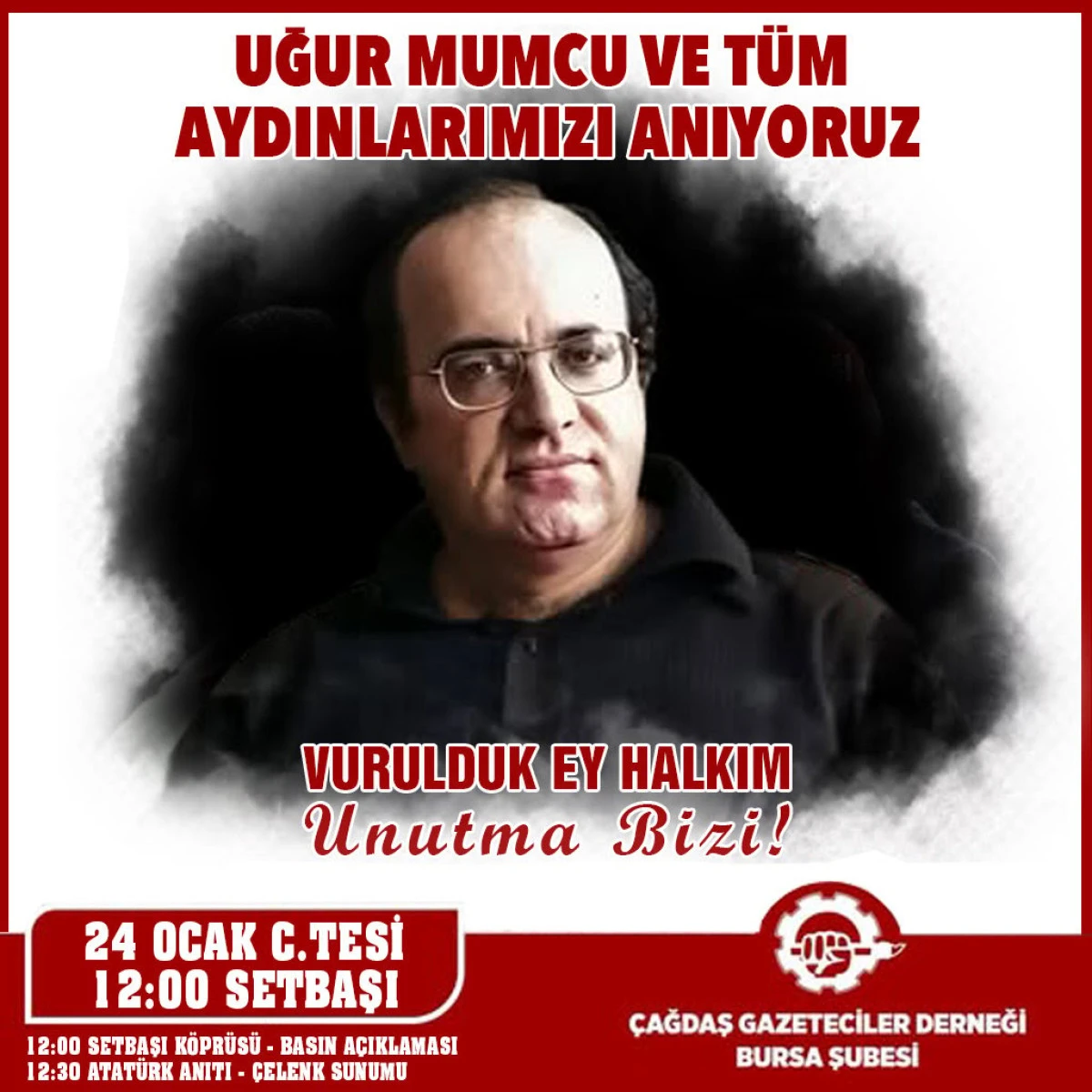 Uğur Mumcu Bursa&rsquo;da Anılıyor