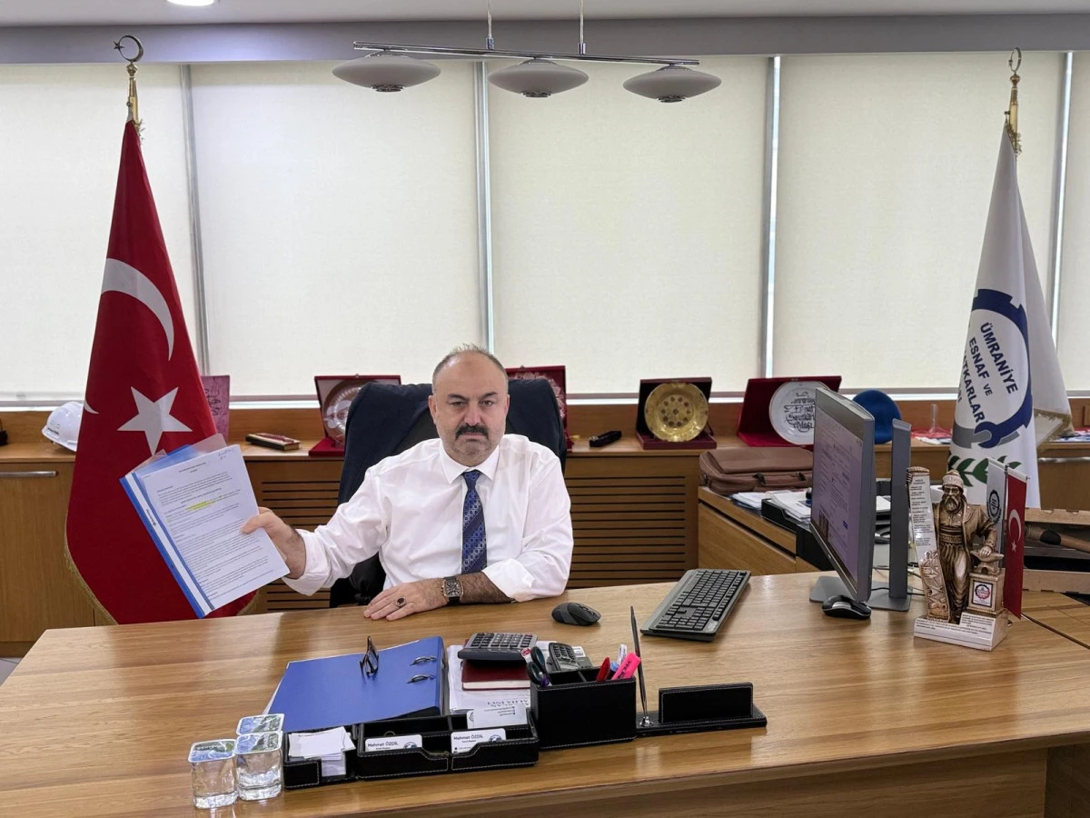 Ümraniye Esnaf ve Sanatkarlar Odası Başkanı Mehmet Özdil: 5.000 m²’lik Taşınmazlar Geri Alındı..